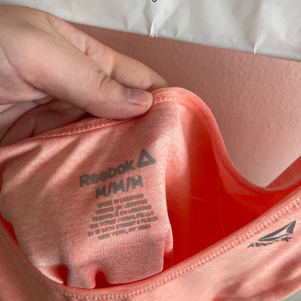 Orange Reebok athletic top - Picture 2 of 3